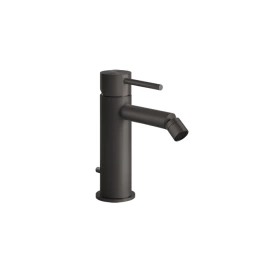 GESSI 316 Смеситель для биде на 1 отверстие с донным клапаном, излив 118мм, цвет: brushed black metal pvd (54007#707)