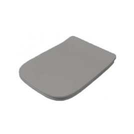 Artceram A16 Сиденье для унитаза с микролифтом, цвет: grigio oliva, петли: хром (ASA001 15 71)