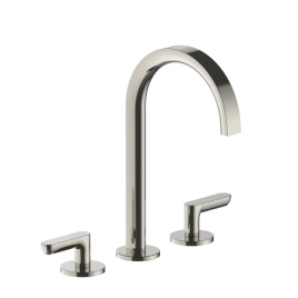 FANTINI ICONA DECO Смеситель для раковины на 3 отверстия, высота излива 194 мм, цвет Nickel PVD (53 95 R107W)