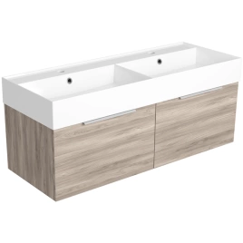 SIMAS AGILE Тумба подвесная 120x46xh40 см, для раковины AG121D, 1 ящик, ручка матовый хром, цвет ROCCIA (AGM121D ROCCIA)