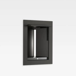 Armani Roca Island Встраиваемый шкафчик 20x16.7xh25см для хранения с подсветкой (транформатор 12V/DC не включен), цвет: nero (7.8164.8.403.9)