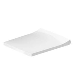 Duravit Viu Сиденье для компактного унитаза 257309 (без микролифта), петли: нерж. сталь, цвет: белый (21210000)