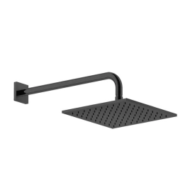 GESSI Rilievo Душевая головка шарнирная для настенного крепления 250x250 мм на 1/2, цвет: nero XL (59158#299)