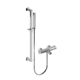 Stella Firenze Термостатический смеситель для ванны 3267TM302 со штангой и ручным душем, цвет: хром (FI 02106 CR00)