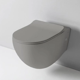 Artceram FILE 2.0 Унитаз подвесной безободковый 36х52 см, с креплениями, цвет grigio oliva (FLV004 15 00)