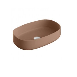 Artceram Cognac Раковина 55x35см., накладная, без отв., без перелива, цвет: Brown tortora (COL003 40 00)