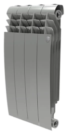 Радиатор биметаллический Royal Thermo BiLiner 500 Silver Satin 4 секции-серебристый