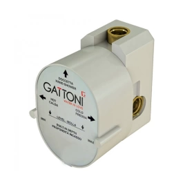 Gattoni GBOX Универсальная монтажная коробка под встраиваемый смеситель для душа с 1-м выходом, входы 1/2, цвет хром (SC0560000)