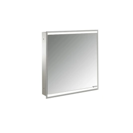 Emco Prime Зеркальный шкаф с подсветкой LED2 Facelift встраив. модель, 600 mm, 1-дверка, IP 20 петли слева, зеркальная задняя стенка (9497 062 31)