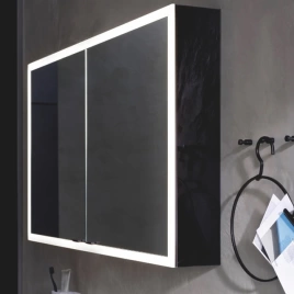 Emco Prime Зеркальный шкаф с подсветкой LED встраив. модель, 1600 mm, 3-дверки, IP 20 с Lichtpaket, зеркальная задняя стенка (9497 060 96)