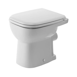 Duravit D-Code Унитаз напольный 480х350 мм, для независимого подключения воды, включая крепление, слив встену, цвет белый (21090900002)