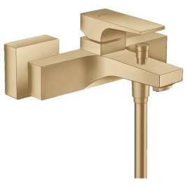 Hansgrohe Metropol Смеситель для ванны настенный, излив 180мм, цвет: шлифованная бронза (32540140)