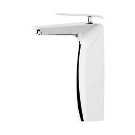 Gattoni Boomerang Смеситель для раковины высокий на 1отверстие, цвет хром (4546/45С0cr)