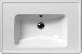 Раковина GSI Classic с переливом 75x50cм с 1 отв под смесительитель цвет белый