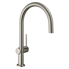 Hansgrohe Кухонный смеситель однорычажный, 220, 1jet, нерж сталь (72804800)