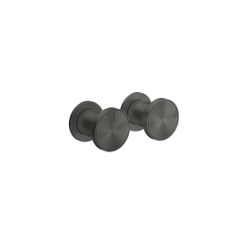 GESSI Origini Смеситель встраиваемый на 2 позиции,с отд вставкой, цвет: Black Metal Brushed PVD (66079#707)