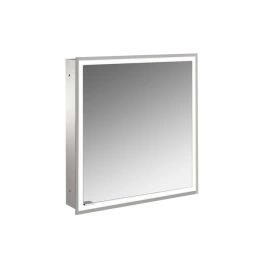Emco Prime Зеркальный шкаф с подсветкой LED Facelift встраив. модель, 600 mm, 1-дверка, IP 20 петли справа, задняя панель цвет белый (9497 063 70)