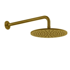 GESSI INCISO Душевая головка настенная, шарнирная на 1/2, 300мм, цвет: gold brushed CCP (58248#087)