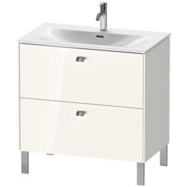 Duravit Brioso Тумба напольная под раковину 234483, 2 ящика, 685x820x479мм, цвет White High Gloss (BR451202222)