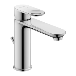 Duravit B.3 Смеситель для раковины на 1 отв. с донным клапаном, излив 141мм, цвет: хром (B31020001010)