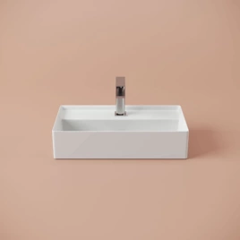 Artceram Scalino Раковина накладная 50х27см, с 1 отв., цвет: белый матовый (SCL006 05 00)
