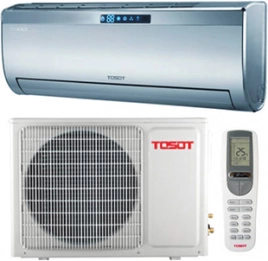 Инверторная сплит-система Tosot U-Grace T12H-SU1/I-S / T12H-SU1/O внутренний блок серого цвета