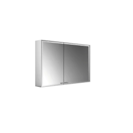 EMCO Prestige2 Зеркальный шкаф 987 мм, настенный, LED-подсветка, 2 двери, 2 полки, розетка, правый, без EMCO light system (9897 070 06)