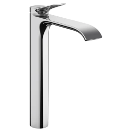 HANSGROHE VIVENIS Смеситель для ванны раковины на 1 отверстие, однорычажный, высокий, цвет хром (75040000)