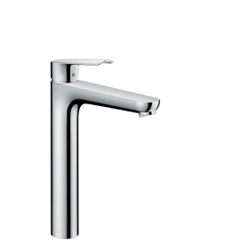 Hansgrohe Logis E Смеситель для раковины 230 на 1 отв. с донным клапаном, излив 185мм, h231мм, цвет: хром (71162000)