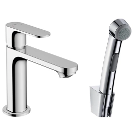 Hansgrohe Rebris S Смеситель для раковины 110, с гигиеническим душем, цвет хром (72215000)