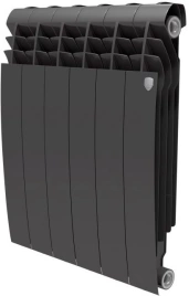 Радиатор Royal Thermo BiLiner Noir Sable 500 6 секций-черный