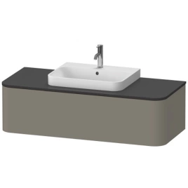 Duravit Happy D.2 Plus Тумба подвесная 354x1300x550мм 1 ящик, цвет: stone grey satin matt (HP4932M9292)