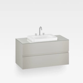 Armani Roca Baia Тумба подвесная 120х59х61см с 2 ящиками, со столешницей под 1 раковину, цвет: silver (7.8572.2.081.9)