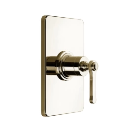 GESSI VENTI20 Смеситель встраиваемый, однорычажный, внешняя часть, цвет Brass PVD (65061#710)