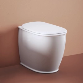 Artceram ATELIER Унитаз напольный, 52х37хh42см, безободковый, слив универсальный, с крепежом, цвет: белый матовый (ATV002 05 00)
