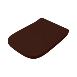 Artceram A16 Сиденье для унитаза с микролифтом, цвет marrone cocoa, шарниры хром (ASA001 39 71)