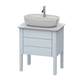 Duravit Luv База напольная, 743x688x450,1 выдв.ящик,1 выдв.ящик, цвет светло-голубой шелковисто-матовый (LU956509797)