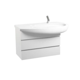 Laufen Alessi One Тумба под раковину 8.1497.6, 730х320х475мм, с 2 выдвиж. ящиками, цвет: белый глянцевый (4.2445.0.097.631.1)