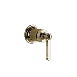 GESSI VENTI20 Смеситель встраиваемый, однорычажный, внешняя часть, цвет Brass PVD (65131#710)