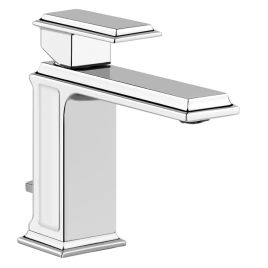 Gessi Eleganza Смеситель для раковины на 1 отверстие с донным клапаном, цвет: хром (46001#031)
