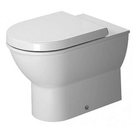 Duravit Darling New Унитаз напольный пристенный вариант, с вертикальным смывом, включая крепление, сток горизонтальный, 370x570мм, (2139090000)
