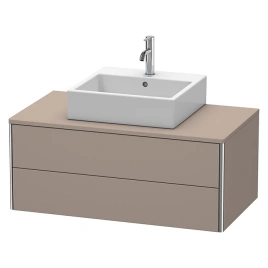 Duravit XSquare База подвесная 1000х548х400 мм, с 2 выдв ящик, Цвет Базальт матовый (XS491104343)