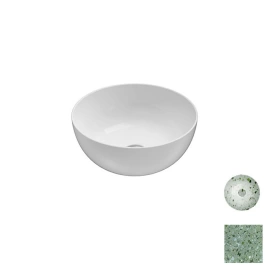 GLOBO T-Edge Раковина-чаша на столешницу D=34см H=16см, цвет Graniglia Verde (B6T37.GV*0)