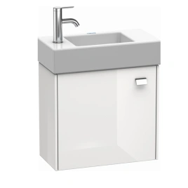 Duravit Brioso Тумба подвесная под раковину 484х239х442 мм,с 1 дверкой петли слева L, цвет белый глянц 22 (для 072450) (BR4051L1022)