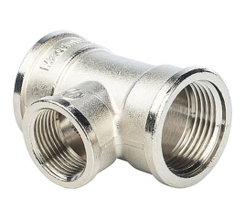 Stout Тройник ВВ переходной никелированный 1X3/4X1