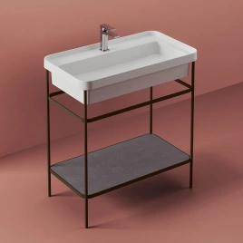 Artceram FUORI SCALA Полка 80х45см для консоли ACA057, керамика, цвет: arancio cammeo (TFC004 13 00)