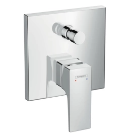 Hansgrohe Metropol Встраиваемый смеситель для ванны с переключателем (внешняя часть), цвет: хром (32545000)