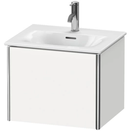 Duravit XSquare Тумба подвесная под раковину 234453, 1 выдвижное отделение, 397x510x418мм, цвет White High Gloss (XS422102222)