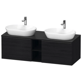 Duravit D-Neo Тумбочка подвесная, 459x1400x550 мм, 2 ящика, цвет: Black Oak (DE4950B1616)
