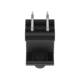 GESSI BINARIO Профиль линейный 250 мм, с подготовкой под систему ОВиК/HVAC, цвет Black XL (61031#299)